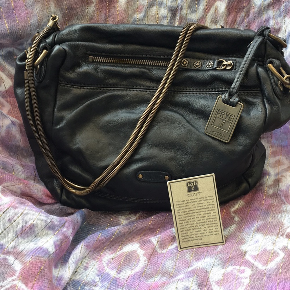 Black leather F.R.Y.E. Bag